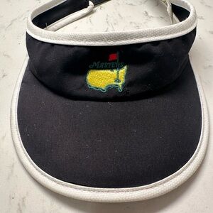 MASTERS licensed women’s black adjustable visor